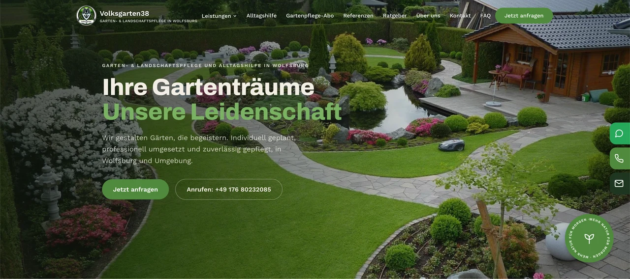 Website von Volksgarten38